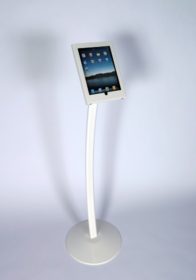 iPad lattiateline valkoinen