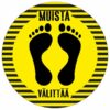 Muista välittää lattiatarra