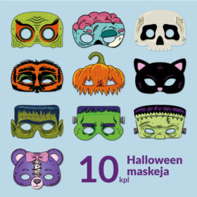 Halloween maskit 10kpl